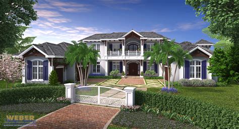 West Indies House Plan Unique 2 Story Island Beach Home