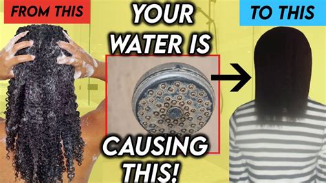 HARD WATER IS RUINING YOUR RELAXED HAIR HOW TO FIX IT YouTube