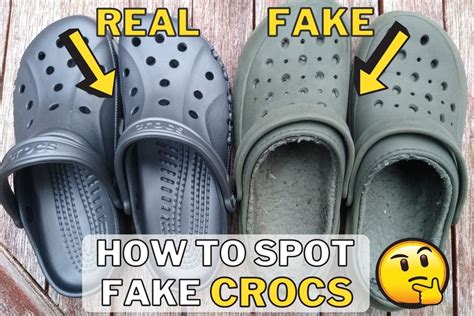 How To Spot Fake Crocs 10 Differences Photos Wearably Weird