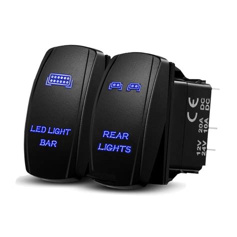Buy Xislet Led Light Bar Rocker Switches Compatible With Atv Polaris