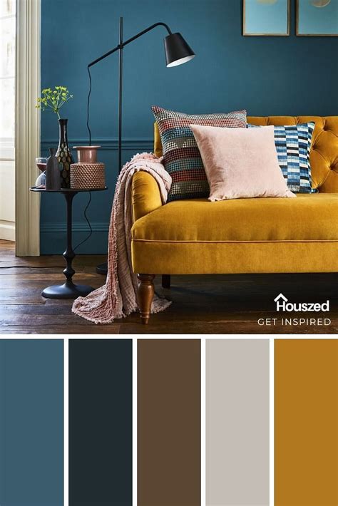 Blue And Gold Color Inspiration Color Palette Living Room Color