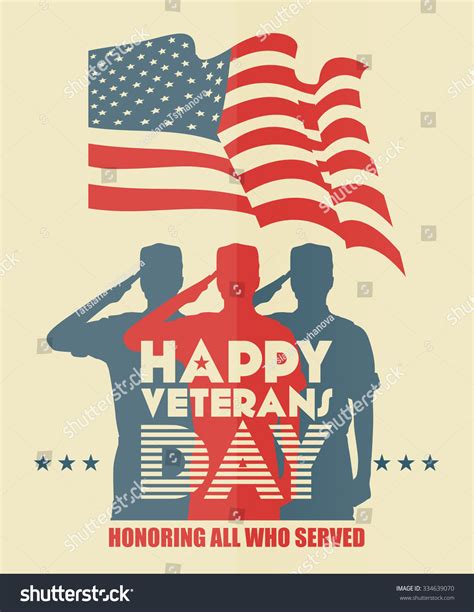 Veterans Day Poster Us Military Armed Stock Vector Royalty Free 334639070 Shutterstock