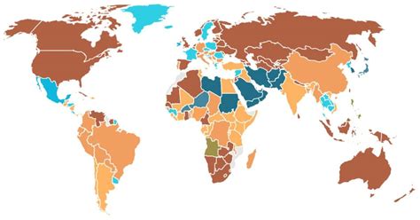Age Of Consent By Country 2023 Wisevoter Consent For Sexual Activity With An Adult