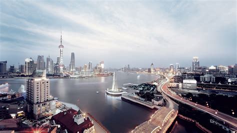 Shanghai Skyline Hd Wallpapers Custom Size Generator