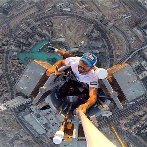 Selfie From The Tallest Building In The World Burj Khalifa By Sheikh