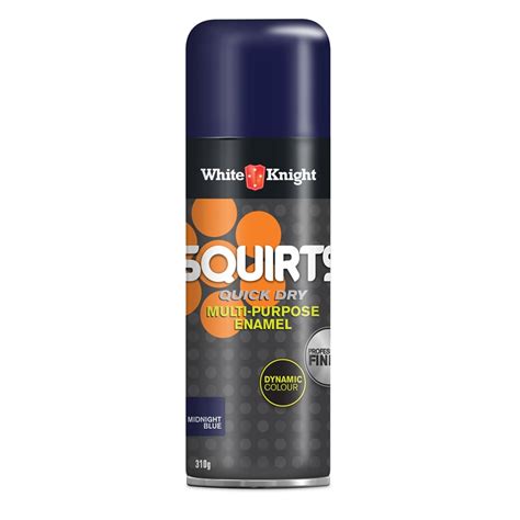 White Knight Squirts 310g Midnight Blue Spray Paint Bunnings Warehouse