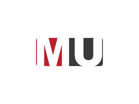 Square Png Shape Mu Logo Letter Icon Abstract Mu Png Logo Template