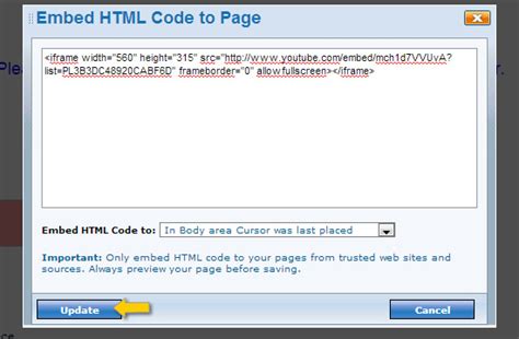 Html Editor How To Insert Html Embed Code To My Website