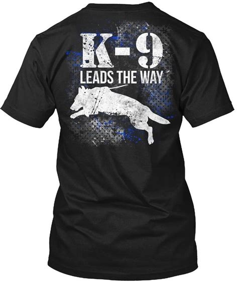 K9 Leads The Way Police Funny T Shirt Men Vitomestore Police
