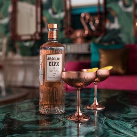 The Elyx Martini A Classic Cocktail Absolut Elyx Vodka Absolut Elyx
