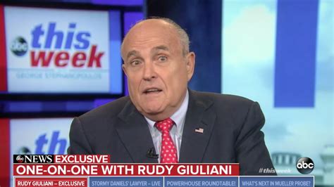 Rudy Giuliani Continues To Backpedal On Stormy Daniels Story Says