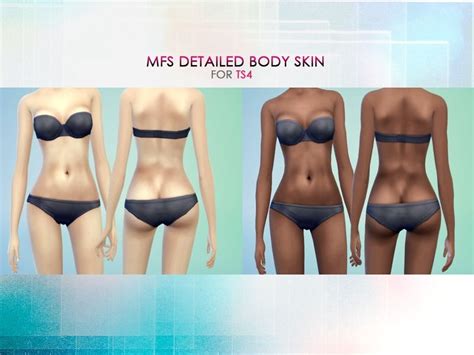 Missfortunes Mfs Detailed Body Overlay Sims 4 Clothing Sims 4 Cc