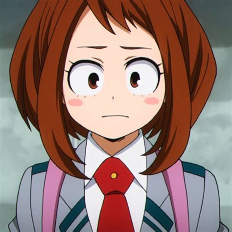 𝑶𝒄𝒉𝒂𝒄𝒐 𝑼𝒓𝒂𝒓𝒂𝒌𝒂 Ochako Uraraka Anime Estético Anime