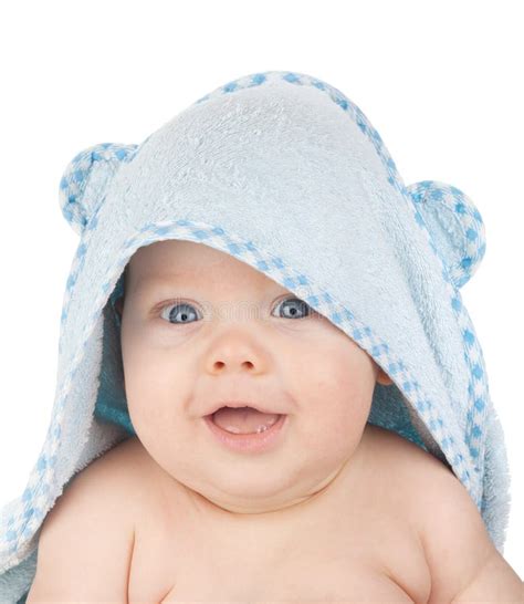 Closeup Portrait Of Cute Baby Stock Photo Image Of Newborn Innocent