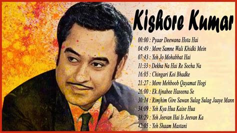 Kishore Kumar Evergreen Hit Song Hindi Jukebox Collection Youtube