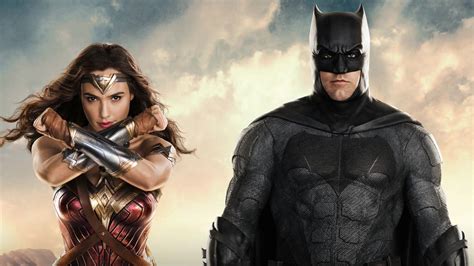 Wonder Woman Gal Gadot And Batman Ben Affleck Justice League Movie