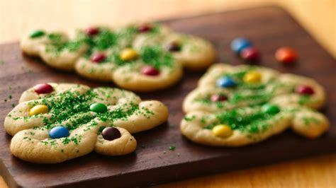 Did you run out of eggs? Swirly Christmas Tree Cookies recipe from Pillsbury.com