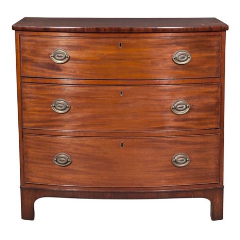 George Iii Style Mahogany Bow Front Chest Of Drawers For Sale At Auction On Tue 09092014 07