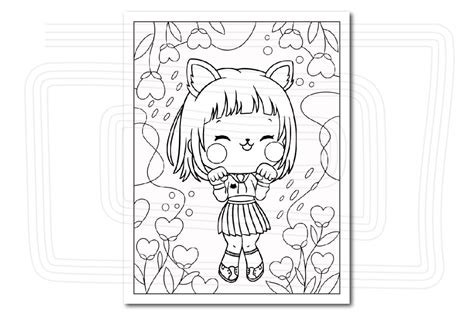 Cute Girls Vol4 Coloring Pages Crella
