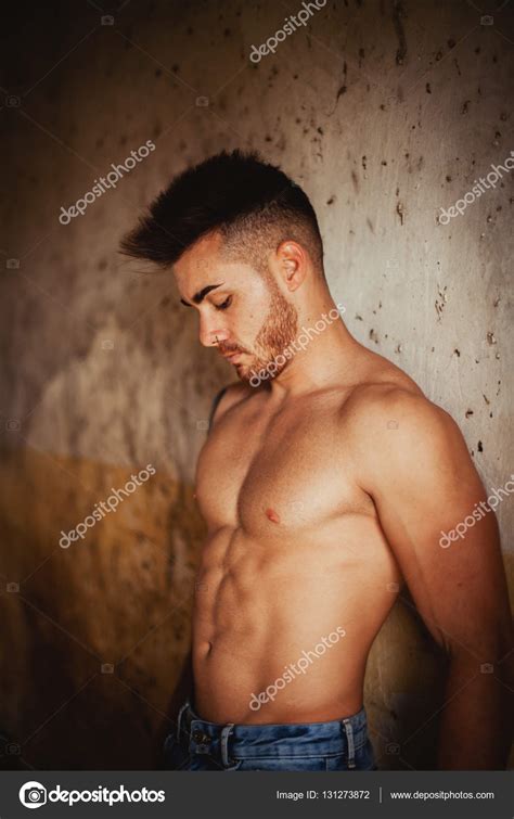 Attractive Guy With Naked Torso Stock Photo By Gelpi