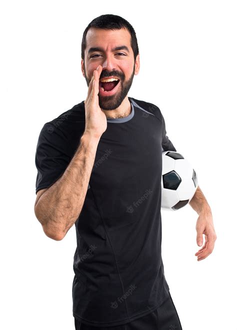 Free Photo Football Player Shouting
