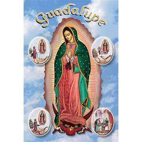 Estampa Virgen De Guadalupe Con Escenas Venta Online En Holyart