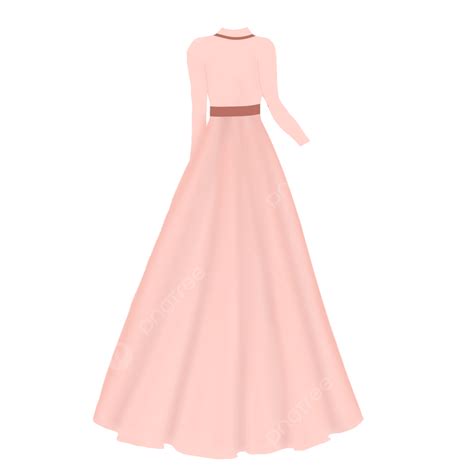 The Beautiful Pink Dress Gamis Baju Girl Png Transparent Clipart