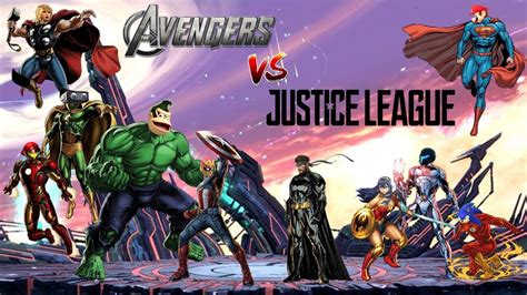 Avengers Marvel Vs Justice League Dc Squad Strike Battle Super