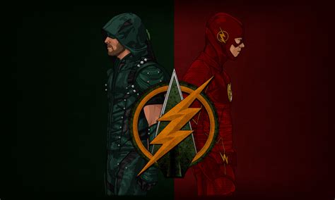 Arrow Flash Artwork 4k Hd Tv Shows 4k Wallpapers Images