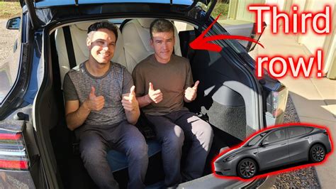 Putting Third Row Seats In My Tesla Model Y Do They Fit Youtube