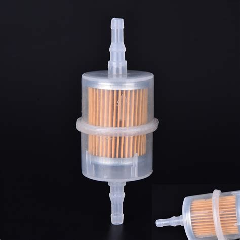 Petrol Inline Fuel Filter Large Car Motorcycle Part Fit 6mm 8mm Pipes