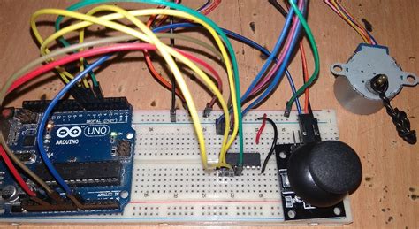 Control A Stepper Motor Using An Arduino A Joystick Tutorial Images