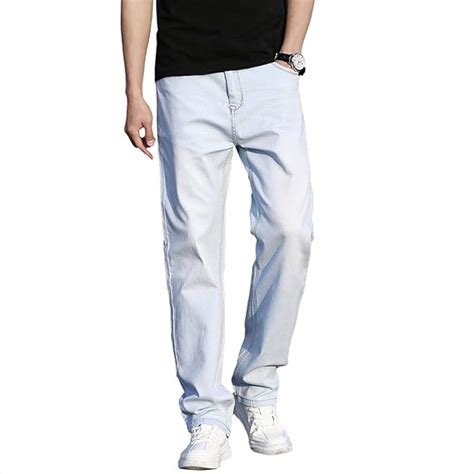 Mens Comfort Flex Waist Relaxed Fit Jeans Large Sizes Stretch Straight