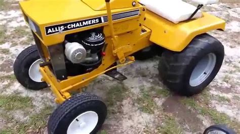 Allis Chalmers Simplicity Garden Tractor Lineup Youtube