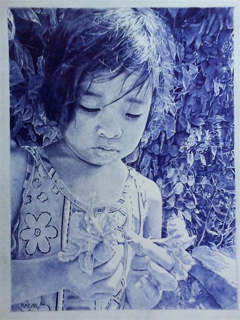 20 Pieces Of Ballpoint Pen Art And Photorealistic Portraits