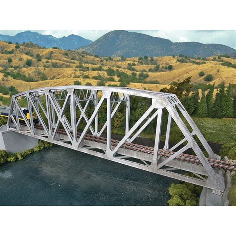 Ho Scale Arched Pratt Truss Railroad Bridge Single Track