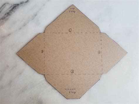 Envelope Folding Template