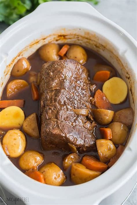 Slow Cooker Pot Roast With The Best Gravy Video The Recipe Rebel