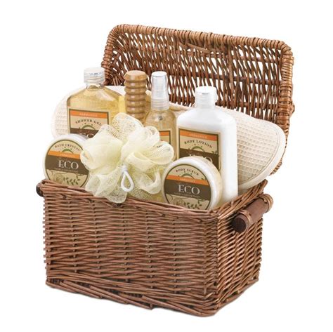 I am hoping that giving them this spa gift basket might make them take the hint. spa gift baskets | aromanice vanilla ginger spa gift ...