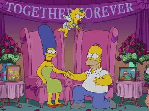 Homer Marge Of The Simpsons Deny Split Rumours In New Video