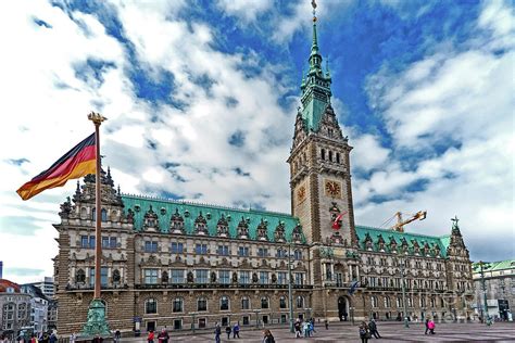 The Hamburg Rathaus Photograph by Pravine Chester