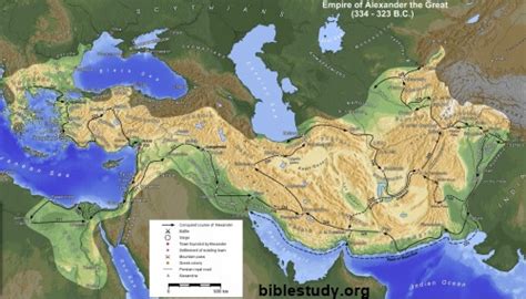 Alexander The Greats Empire Map