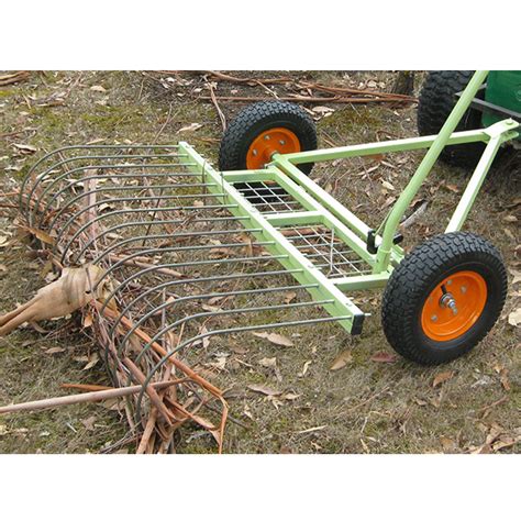 Ride On Mower Stick Rake Attachment Henderson Mowers And Chainsaws