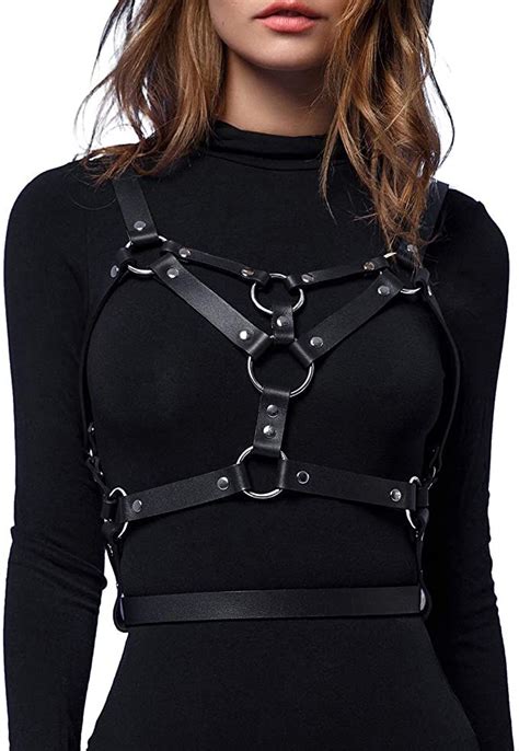Homelex Womens Leg Harness Caged Thigh Holster Garters Harajuku Waist Gothic Rings Belt For