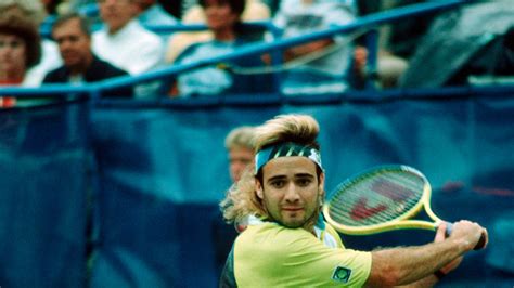 Download Andre Agassi Looking Down Wallpaper