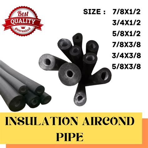 Air Conditioning System Insulation Pipe Aircond Pipe Insulation Rubber Heat Tube