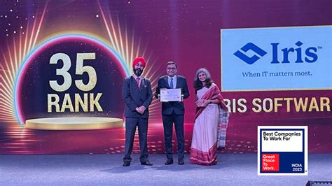 Ranked 35 In Indias Best Companies To Work For 2023 Iris Software