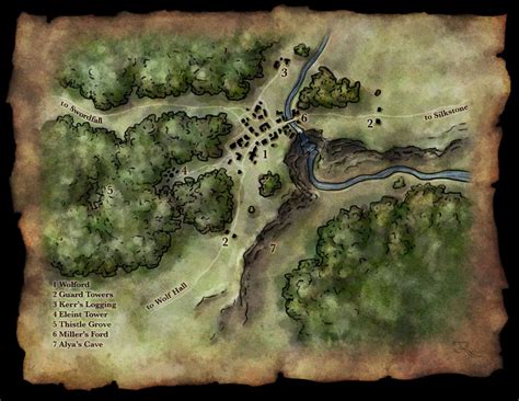 The Final Map For My How To Draw A Map Tutorial Free For Personal Cc