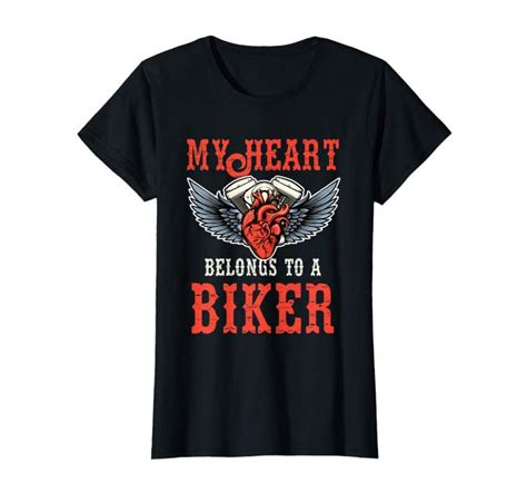 My Heart Belongs To A Biker Brive Tees
