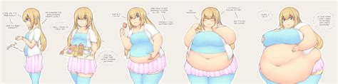 Anime Weight Gain Sequence 40 Beautiful Anime Girl S 1 Man Weight Gain